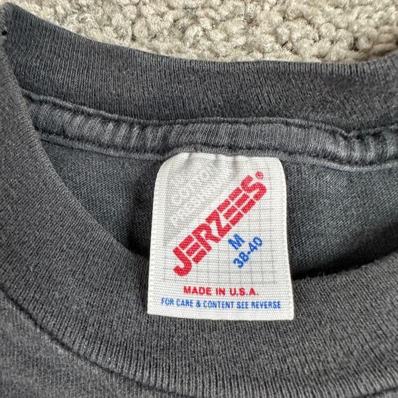 VTG 90s Cheerleading Shirt Womens M Puffy Print The World Can Live Without it - Picture 4 of 11